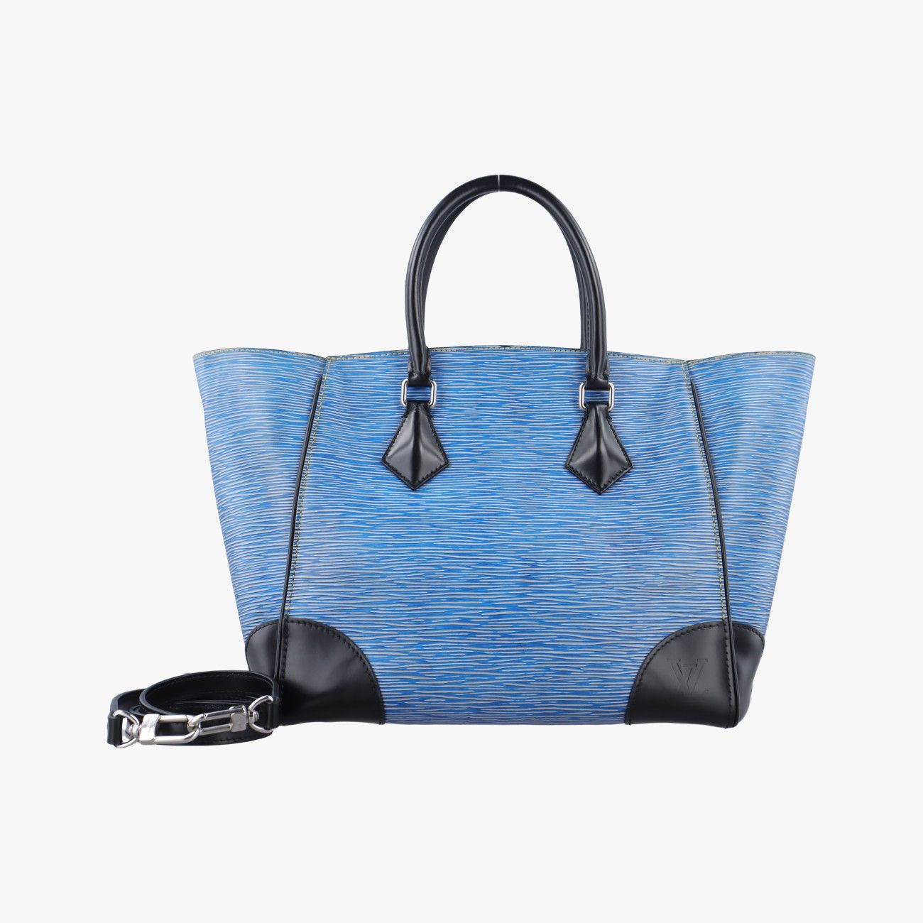 ルイヴィトンLouis VuittonフェニックスPM ブルー×ブラック エピ M56025 CA0136