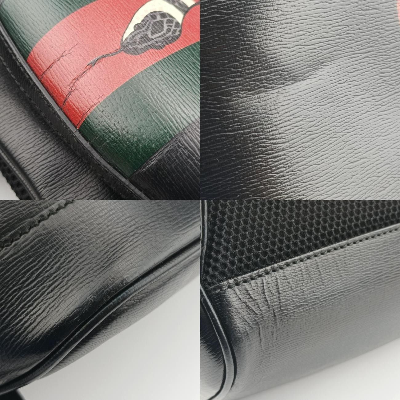 グッチGucciキングスネークプリント ブラック×マルチ レザー 419584 B022295211 DECORATOM_COM_BR