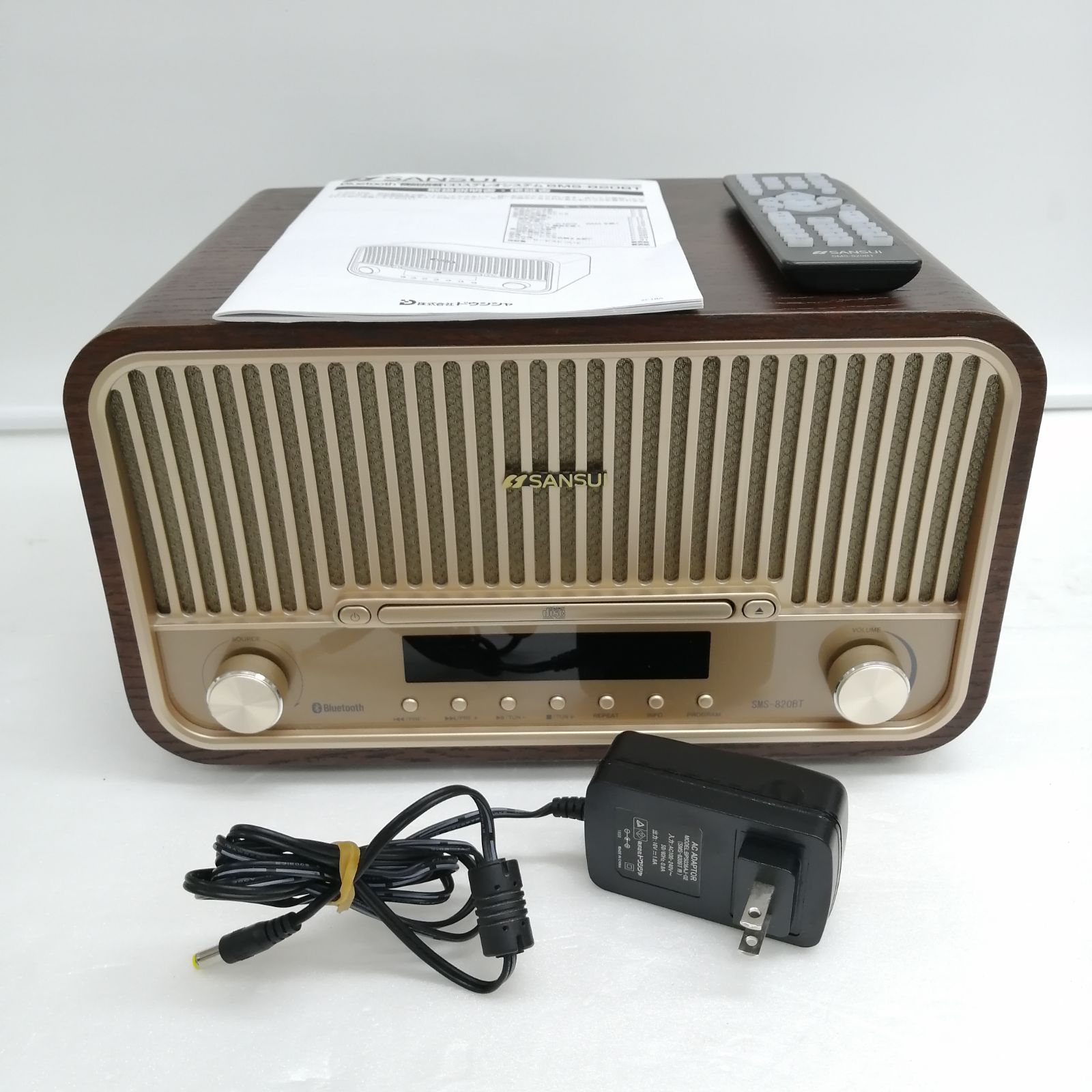 訳アリ サンスイ ステレオシステム sms-820bt