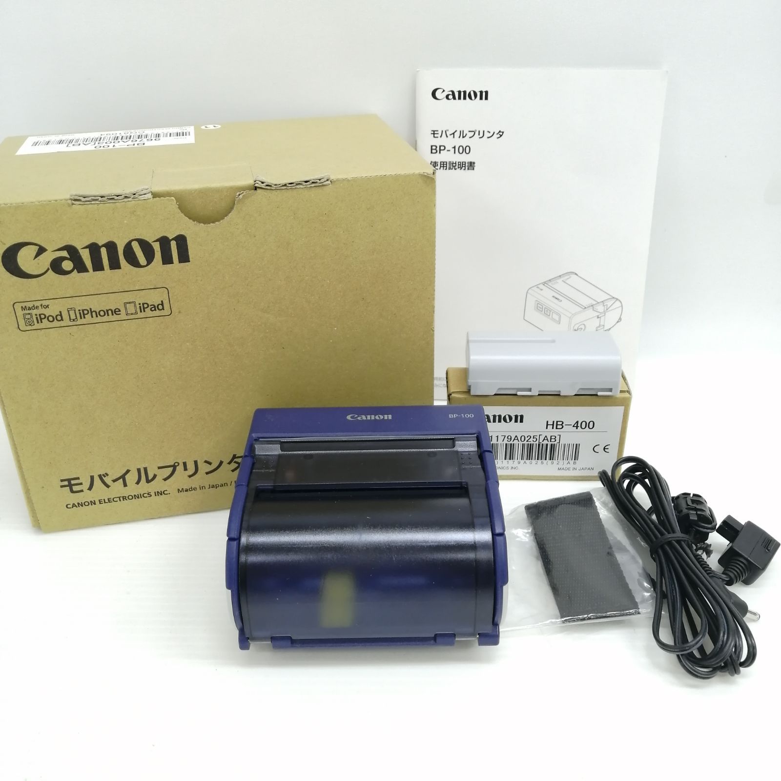 動作品 Canon モバイルプリンタ BP-100