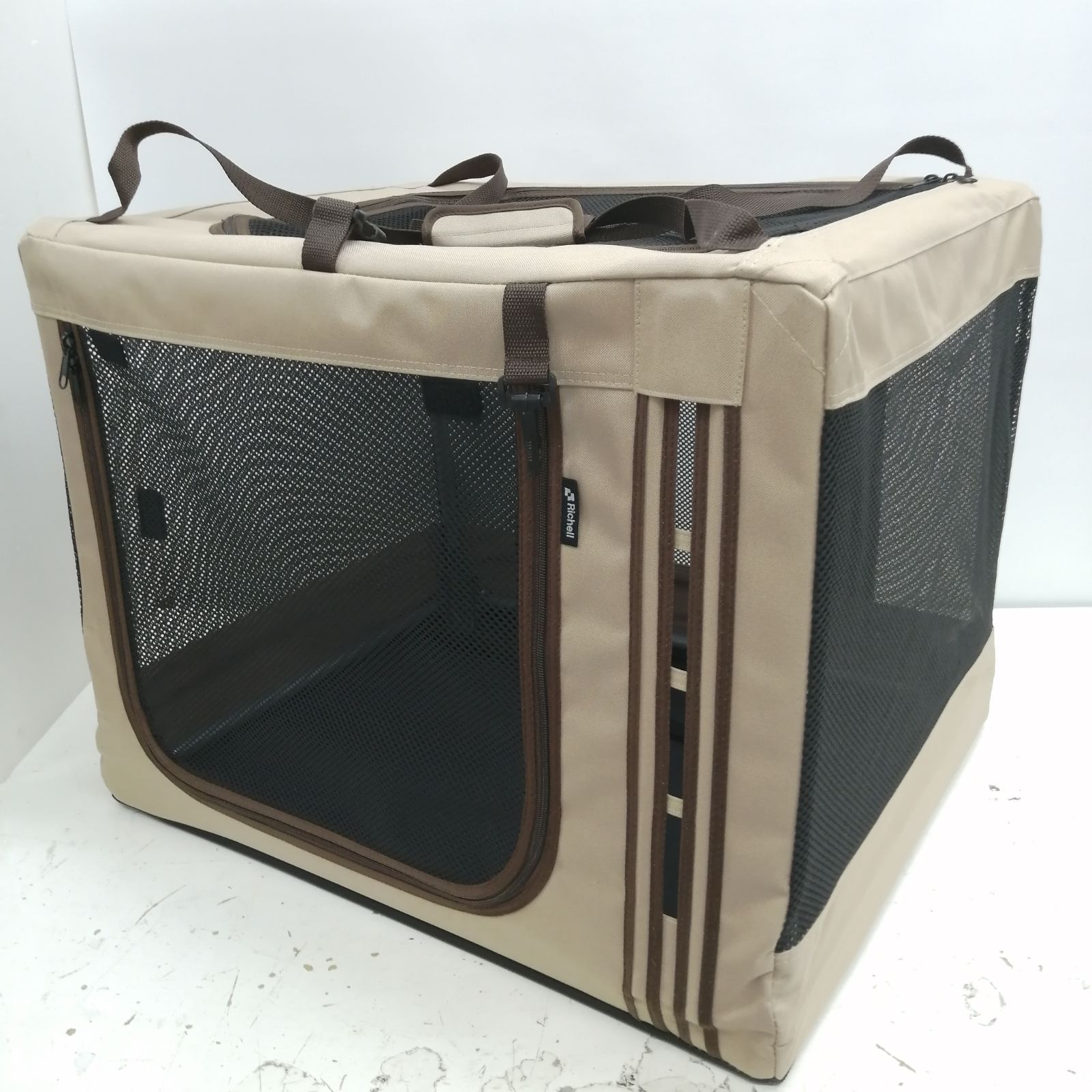 richell ペットケージ たためる3wayペットケージ 520