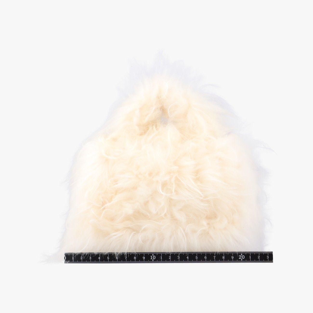 シャネルChanelパリ ハンブルク ファーフラップ ホワイト ウール A57283 26026698