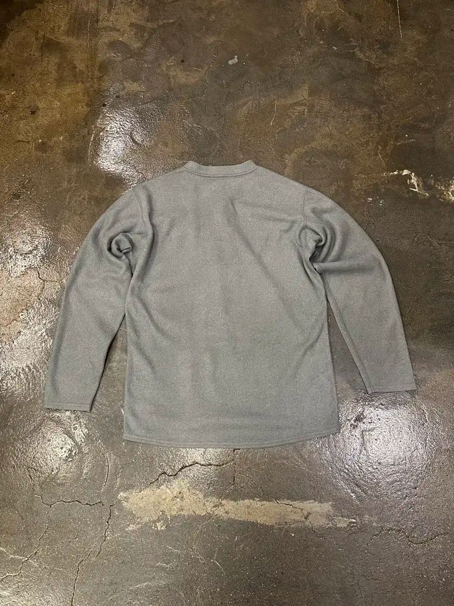 パタゴニア フリース ヘンリーネック 長袖Tシャツ グレー M