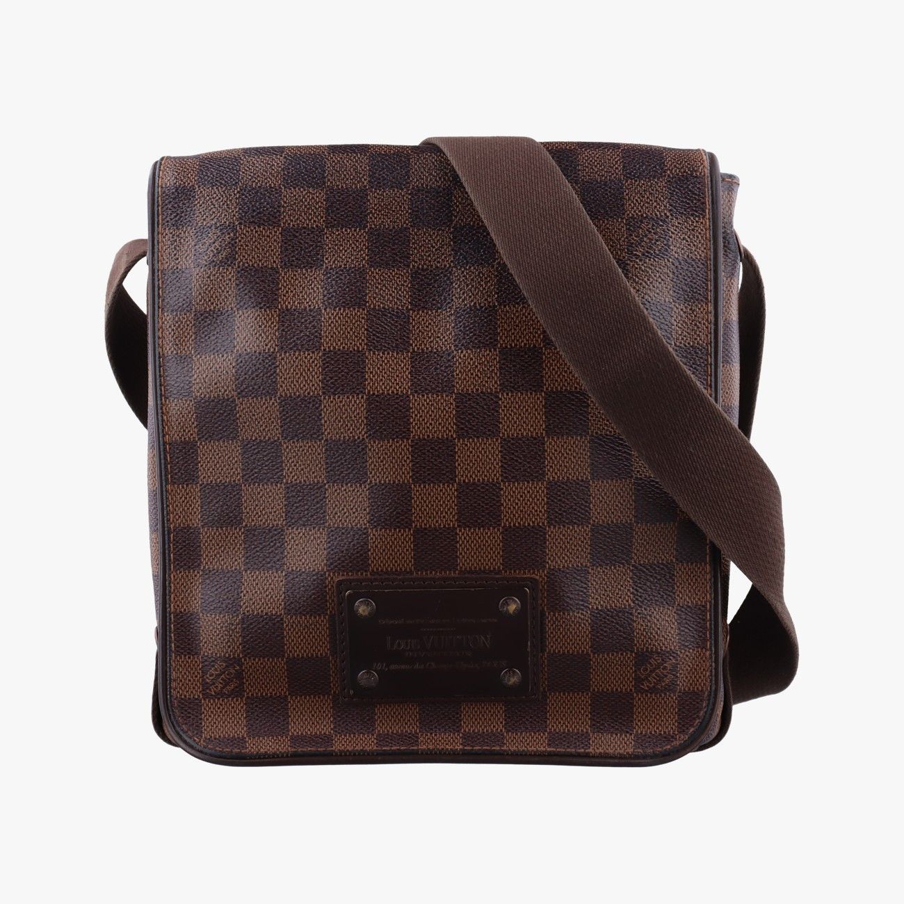 ルイヴィトンLouis VuittonブルックリンPM エベーヌ ダミエキャンバス N51210 製番不明