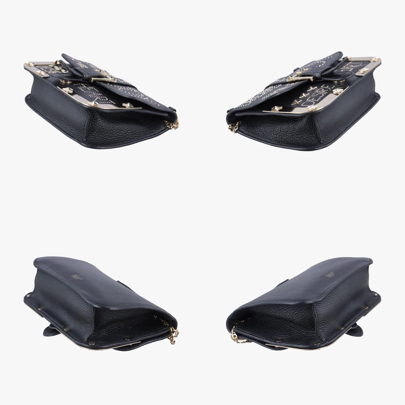 ヴァレンティノValentinoテクスチャード ブラック