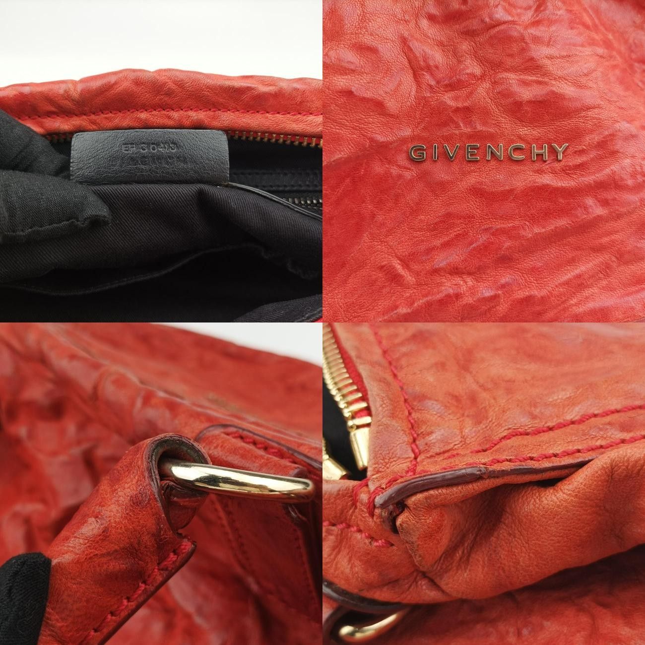 ジバンシーGivenchyパンドラ オレンジ レザー EF 3 0413 DECORATOM_COM_BR