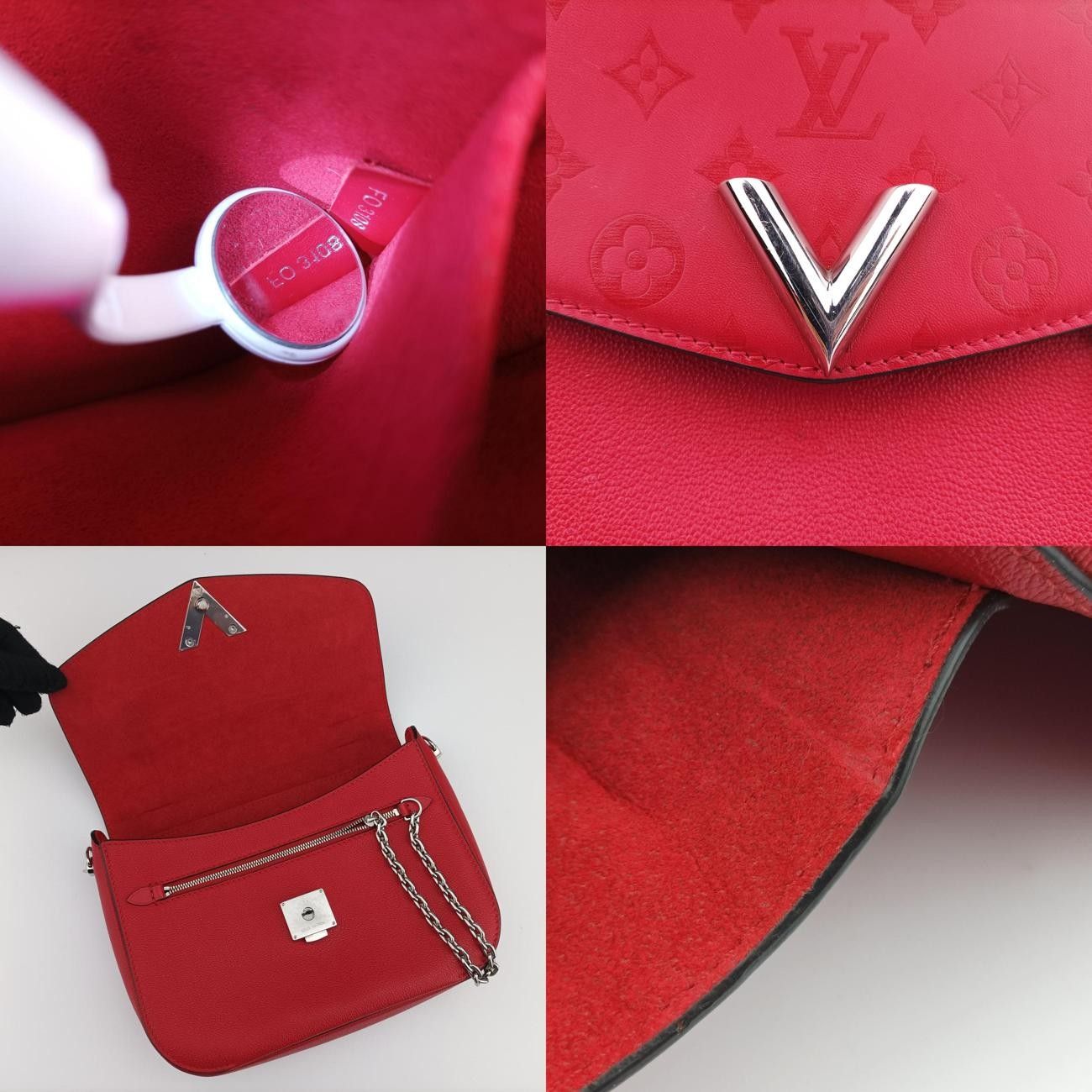 ルイヴィトンLouis Vuittonベリーメッセンジャー レッド レザー M53382 FO3108 DECORATOM_COM_BR