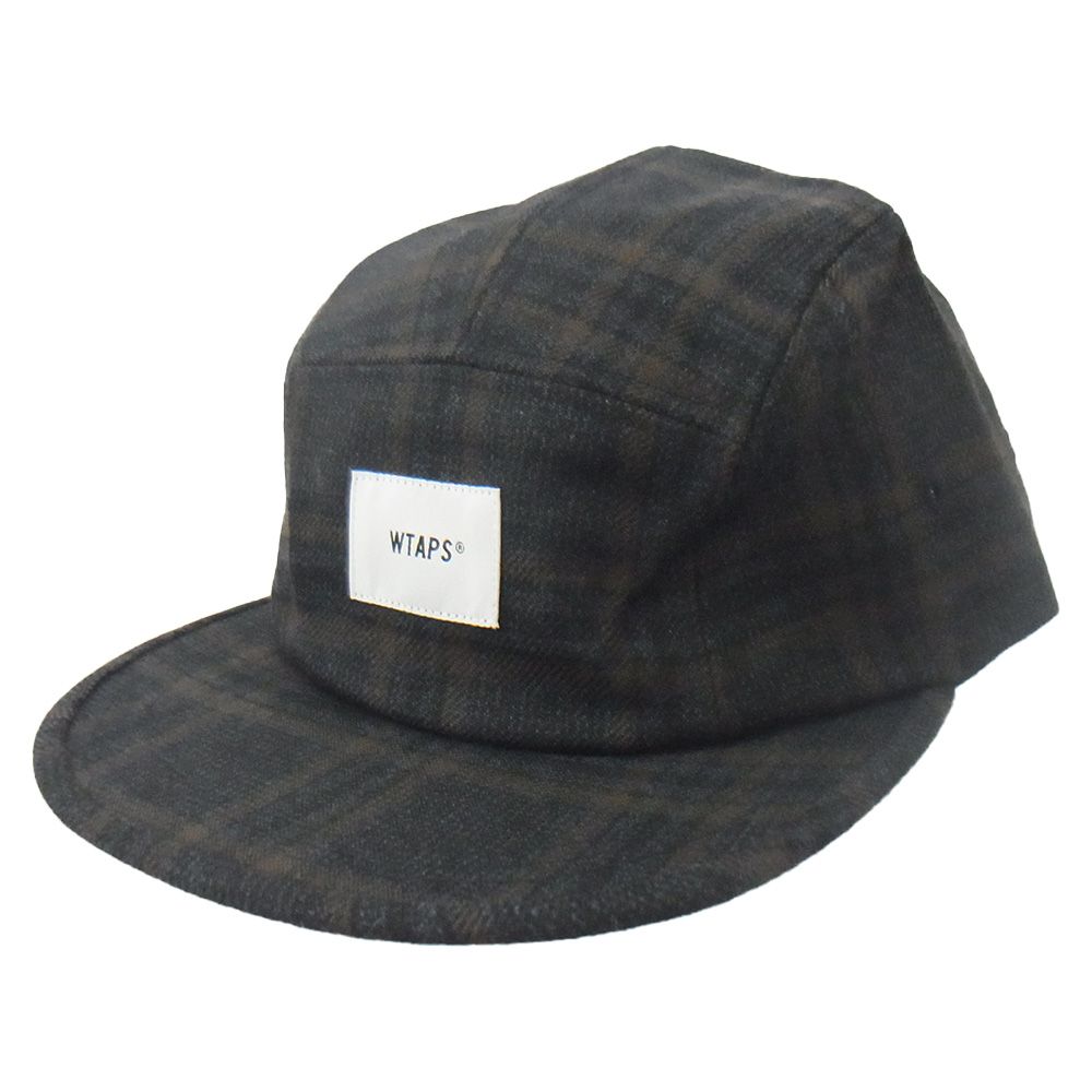 WTAPS ダブルタップス 20AW 202HCDT-HT03 T-5 CAP WOOL TWEED TEXTILE ウール ツイード キャップ 帽子 ネイビー系 新古品