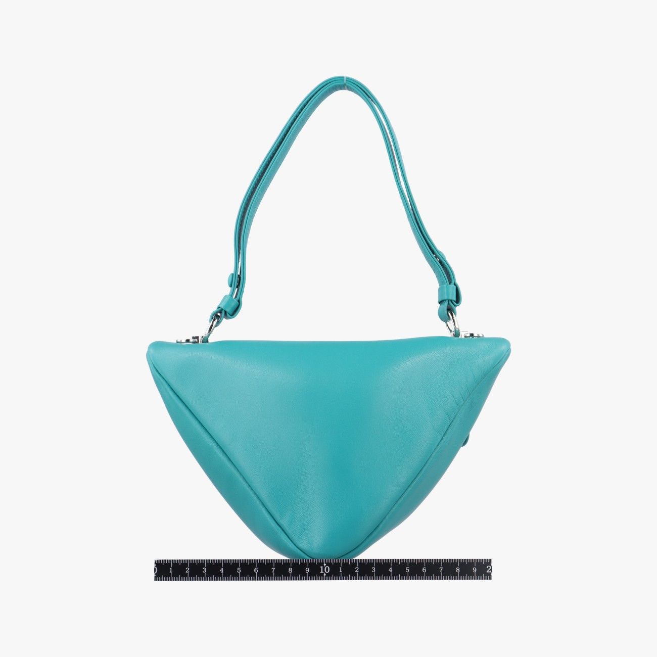 プラダPradaパデッド ナッパ トライアングル グリーン ラムスキン 1BA315 7 D