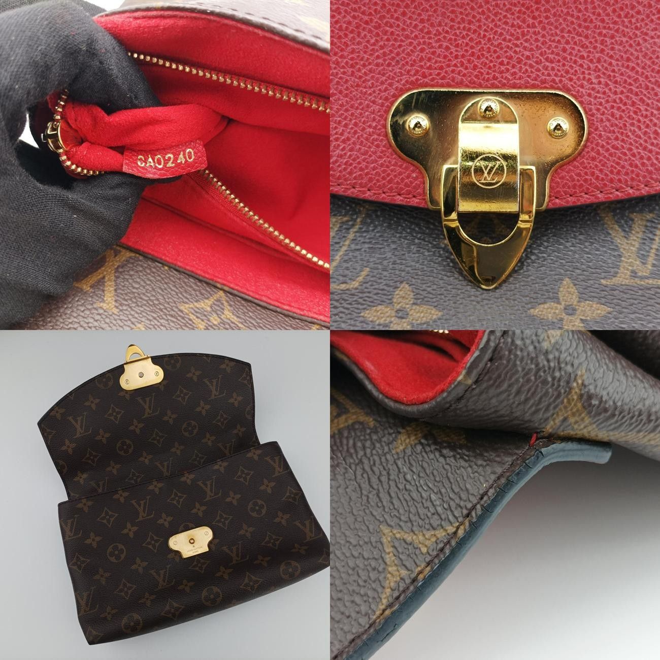 モノグラムキャンバス×カーフレザー M43713