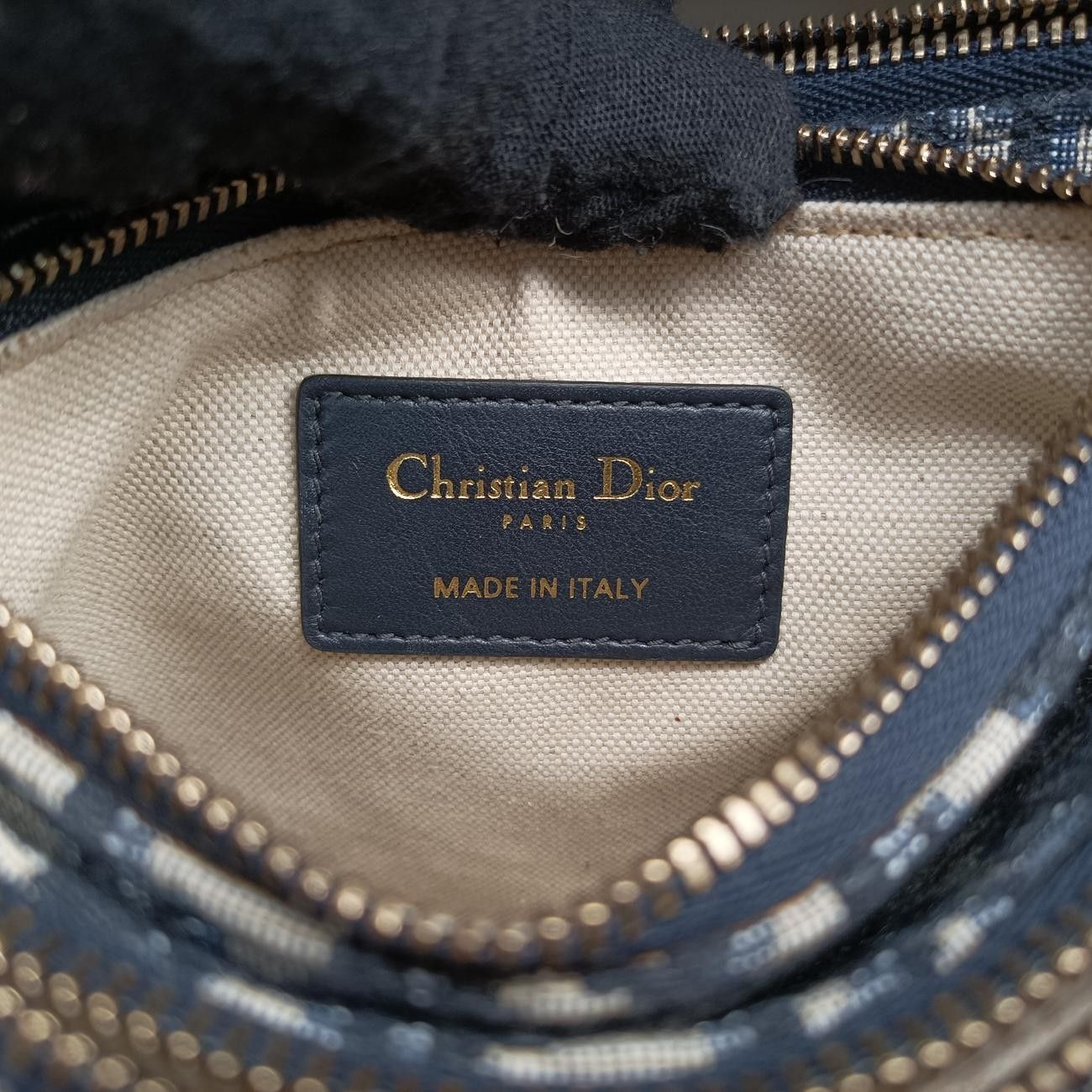 Diorサドルネイビー×グレージャガード12-MA-0199