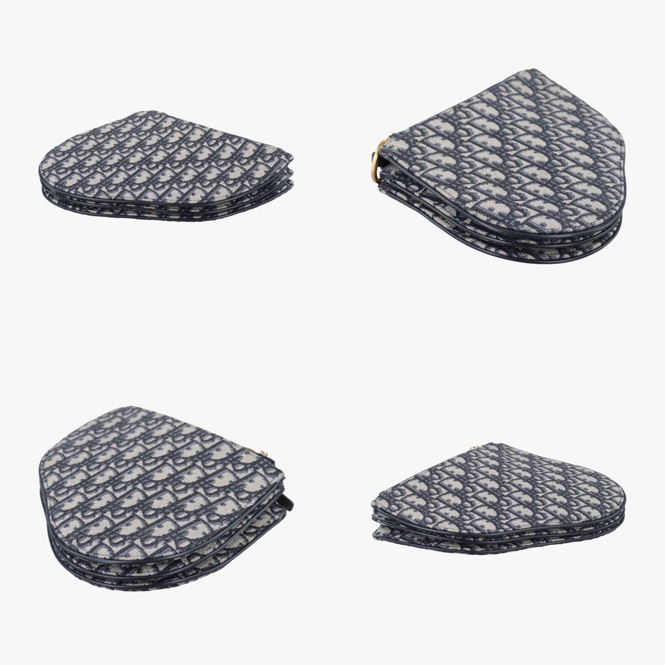 クリスチャンディオールChristian Diorサドルネイビー×グレージャガード12-MA-0199 DECORATOM_COM_BR