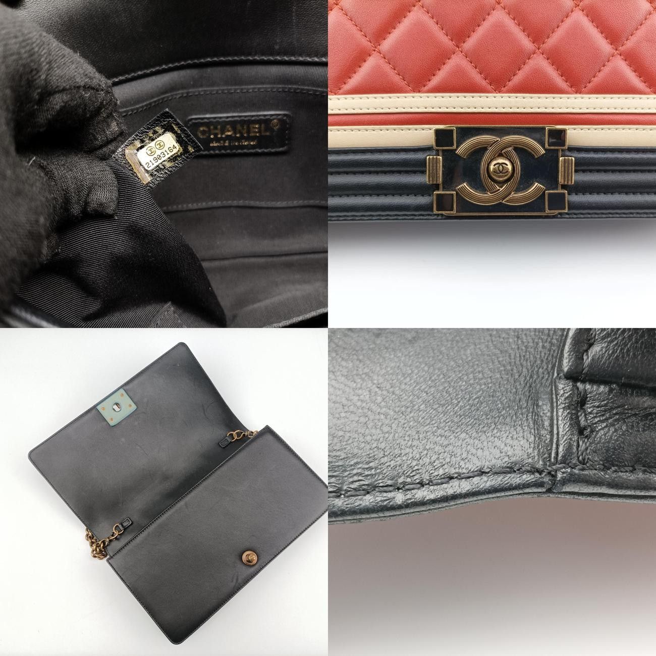 シャネルChanelボーイシャネル マルチ ラムスキン×レザー A93199 21903164 DECORATOM_COM_BR