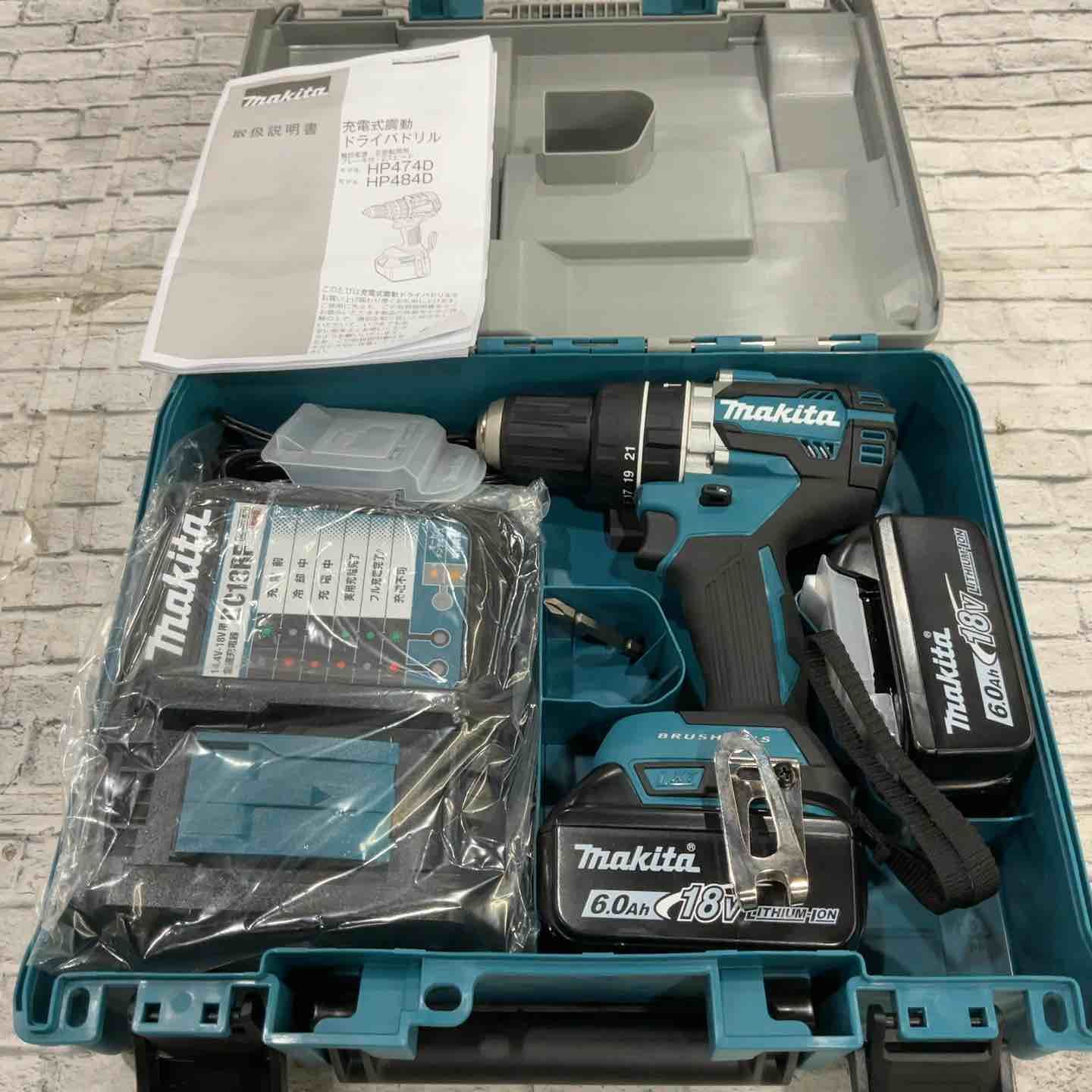 マキタ makita コードレス振動ドリルドライバー HP484DRGX 川口店