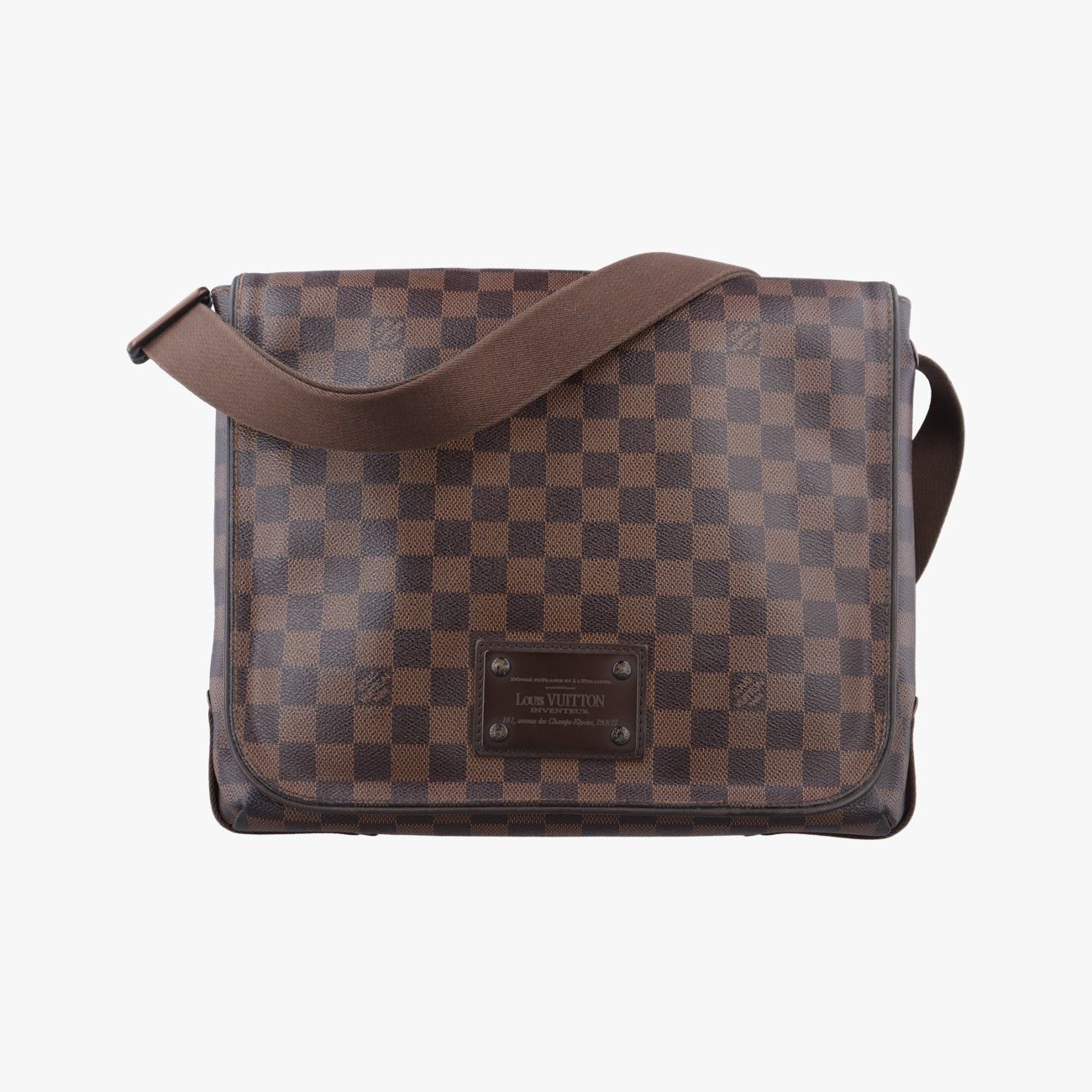 ルイヴィトンLouis VuittonブルックリンMM エベーヌ ダミエキャンバス N51211 SR1130