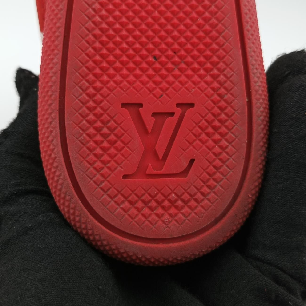 Vuittonクリフトップスニーカー レッド