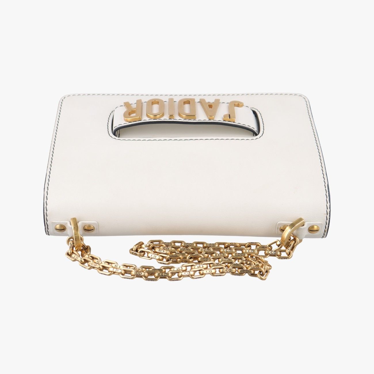 クリスチャンディオールChristian Diorジャディオール ホワイト レザー 19-MA-1118 DECORATOM_COM_BR