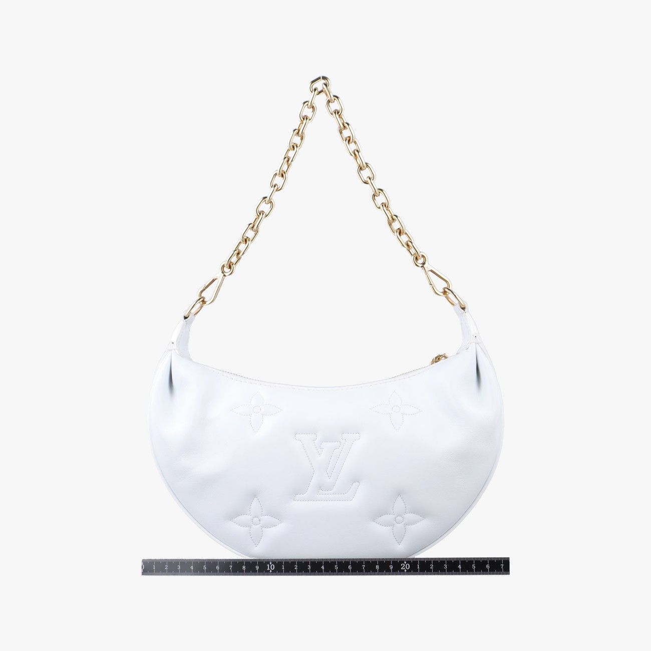 ルイヴィトンLouis Vuittonバブルグラム オーバーザムーン ホワイト レザー M59959