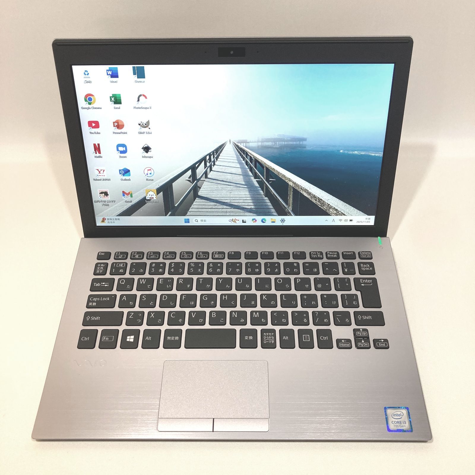 i3 カメラ オフィス シルバー ノートパソコン T368-3