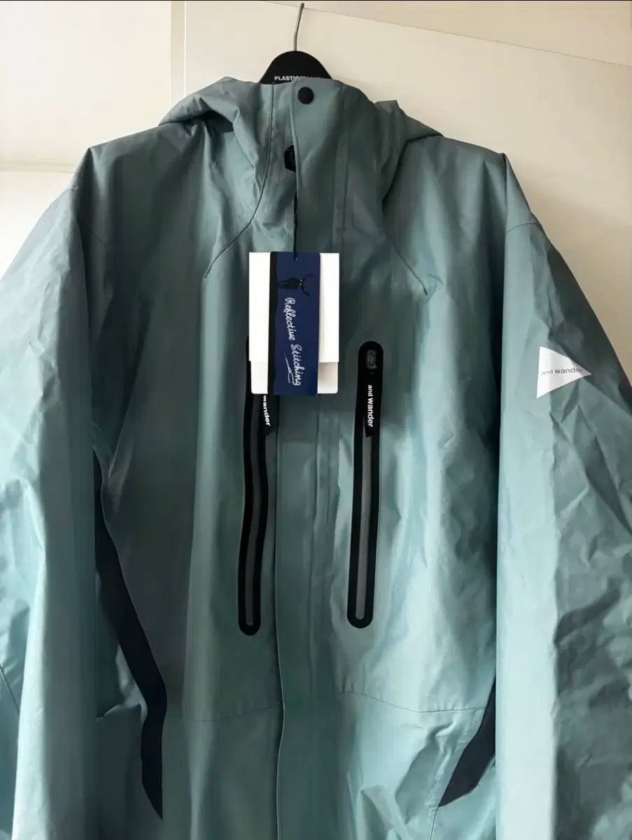 アンドワンダー ハイカー レイン ジャケット L