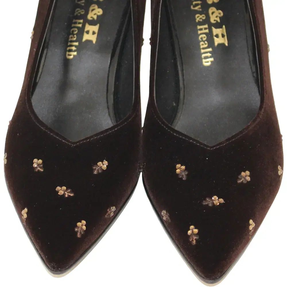 聖水洞 レディースハンドメイド靴 ツアーベルベット パンプス 235靴 LEE 商品 63