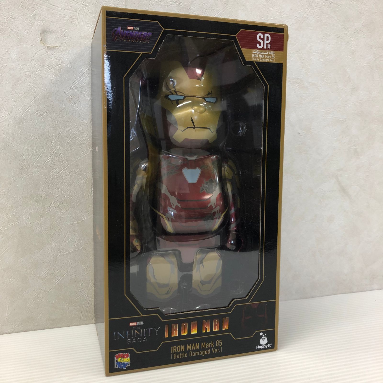 BE RBRICK 400 アイアンマン マーク85 バトルダメージVer. Happyくじ MARVEL Infinity SAGA IRON MAN SP賞 smtketc091938