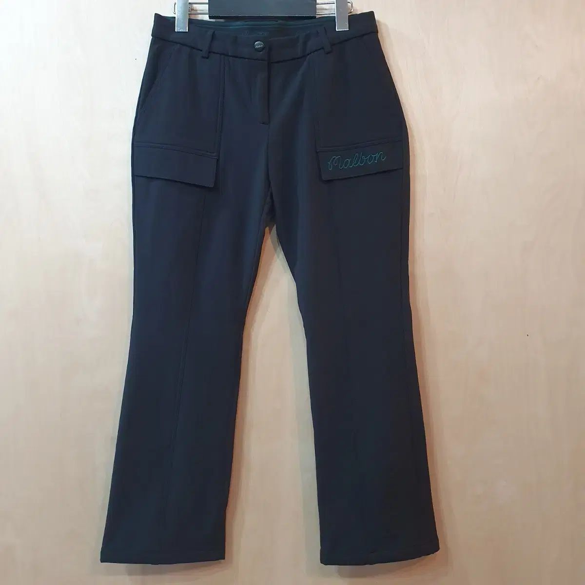 MALBON GOLF マルボンゴルフ ブラック 起毛 ゴルフ ズボン