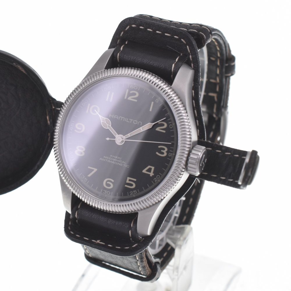ハミルトン H 60419 カーキ パイオニア メカ 自動巻き メンズ 箱 保証書付き P 141174