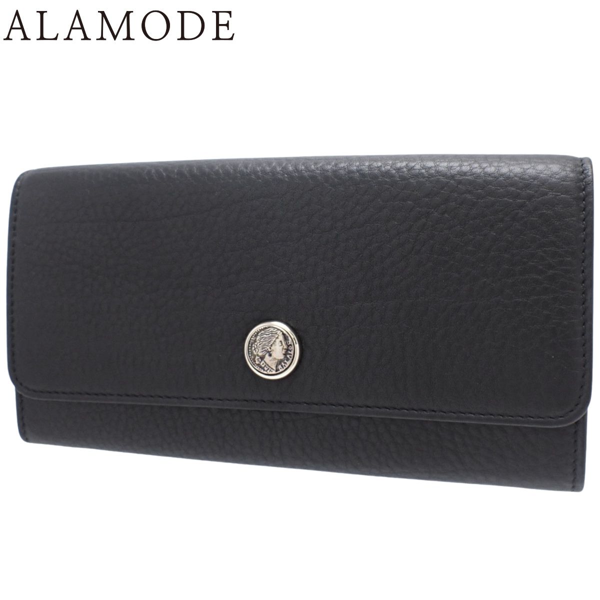 BVLGARI 黒レザー ロングウォレット ブルガリ BVLGARI ブルガリ BVLGARI 291156 293895 長財布