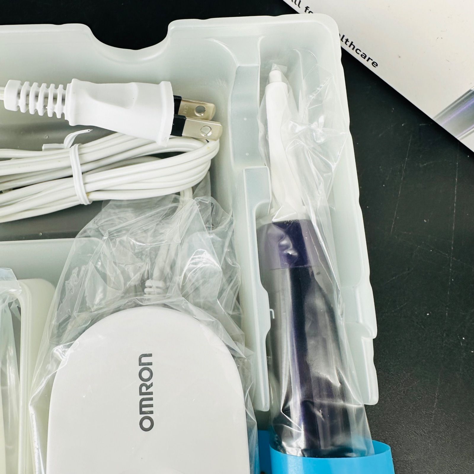 OMRON HT-B 473-V パープル オムロン 音波式電動歯ブラシ メディクリーン オムロン音波式電動歯ブラシ 電動歯ブラシ本体 電動歯ブラシ オーラルケア