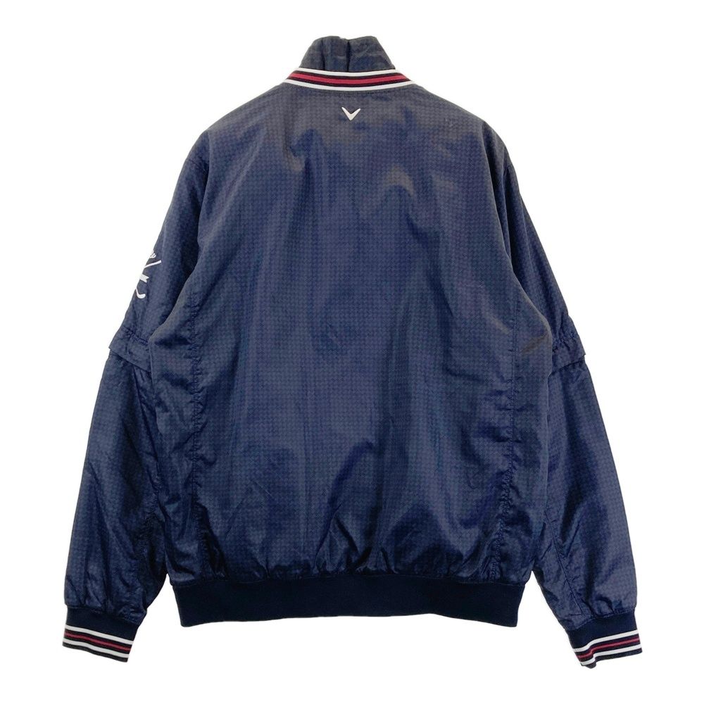 サイズ 3L CALLAWAY キャロウェイ 4WAY 中綿ブルゾン 総柄 ネイビー系 240101406980 ゴルフウェア メンズ ストスト