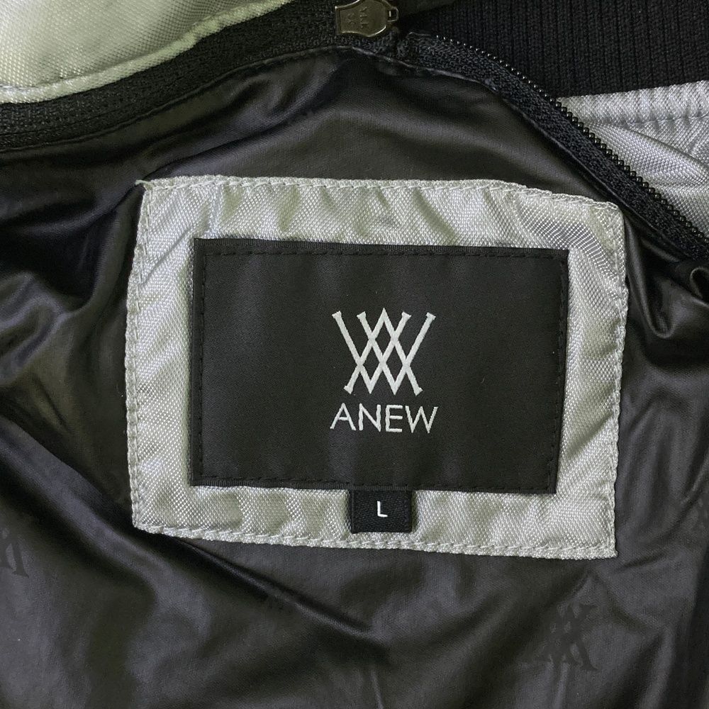 サイズ L ANEW GOLF アニューゴルフ Thinsulate AGDFMJK02 2WAY 中綿 ジップジャケット グレー系 240101418509 ゴルフウェア メンズ ストスト LLC-HASEGAWATOSO_COM