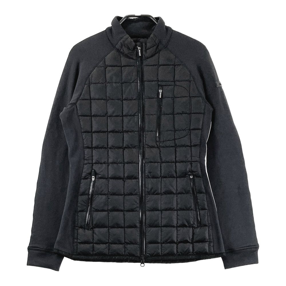 サイズ L JUN-ROPE ジュン アンド ロペ ダウンジャケット サイドロゴ ブラック系 240101421669 ゴルフウェア レディース ストスト