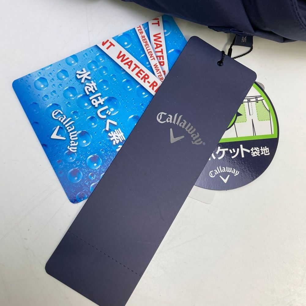 サイズ M CALLAWAY キャロウェイ 長袖 ダウンジャケット ネイビー系 240101448671 ゴルフウェア メンズ ストスト LLC-HASEGAWATOSO_COM