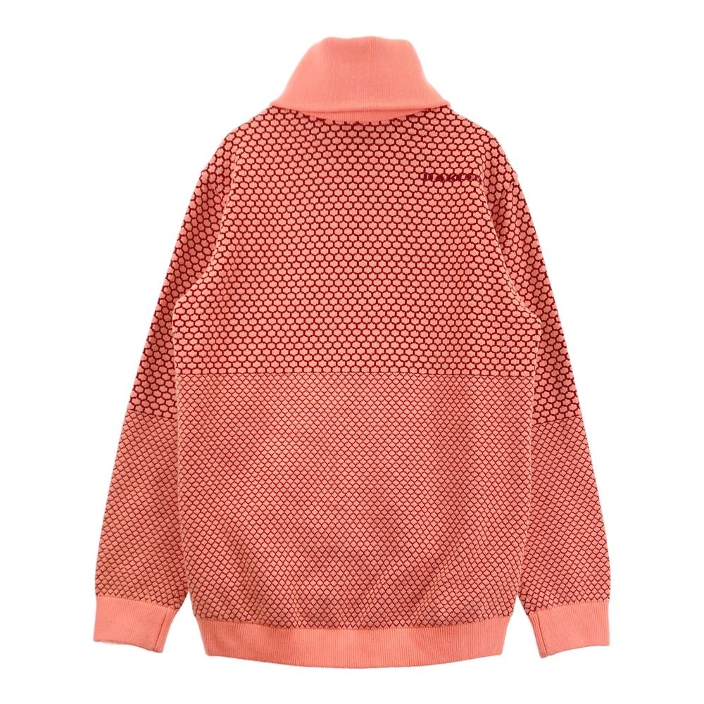 サイズ L OAKLEY オークリー ニット切替 中綿ジャケット 総柄 ピンク系 240101451567 ゴルフウェア メンズ ストスト