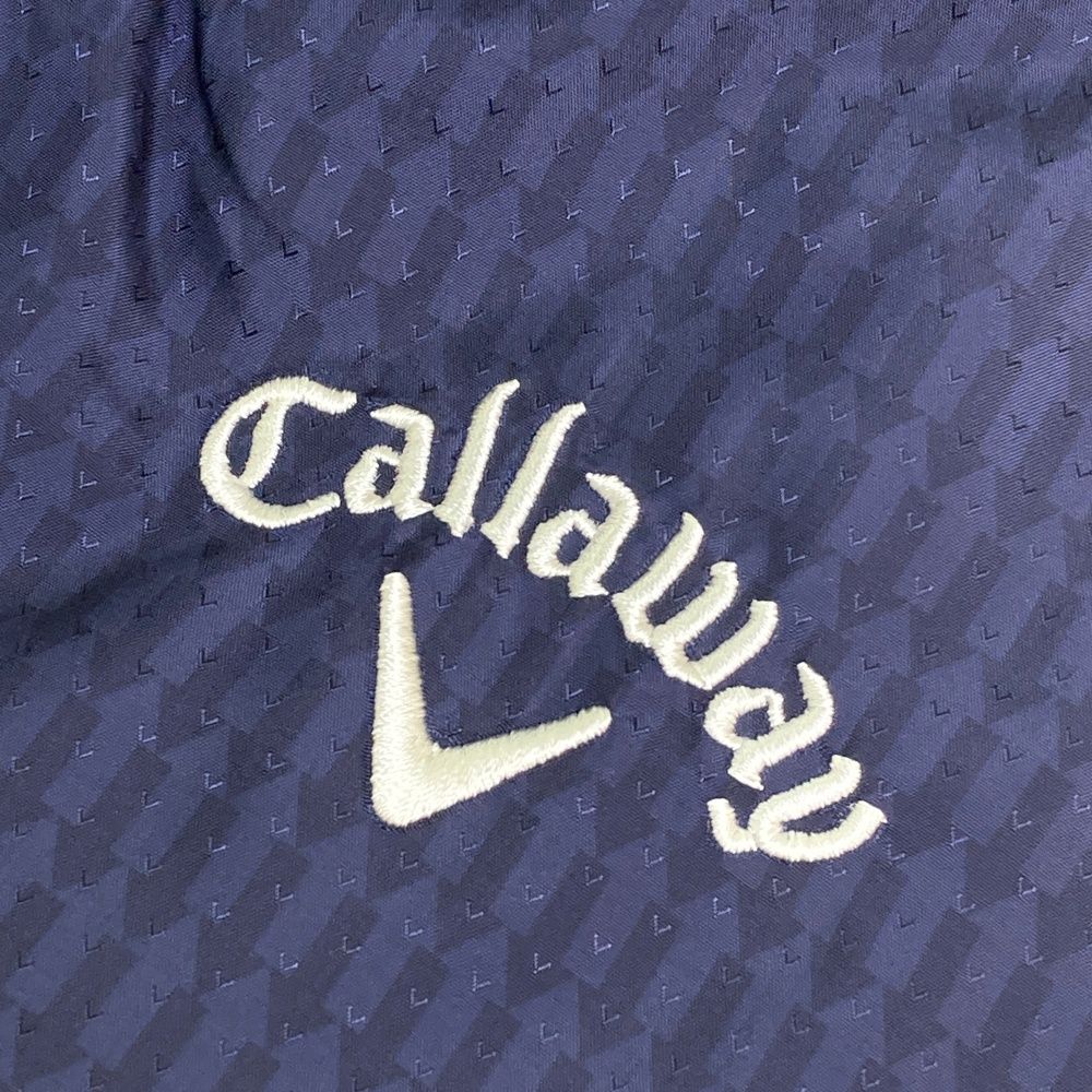 サイズ L CALLAWAY キャロウェイ 2way 中綿ブルゾン 総柄 ネイビー系 240101452698 ゴルフウェア メンズ ストスト LLC-HASEGAWATOSO_COM