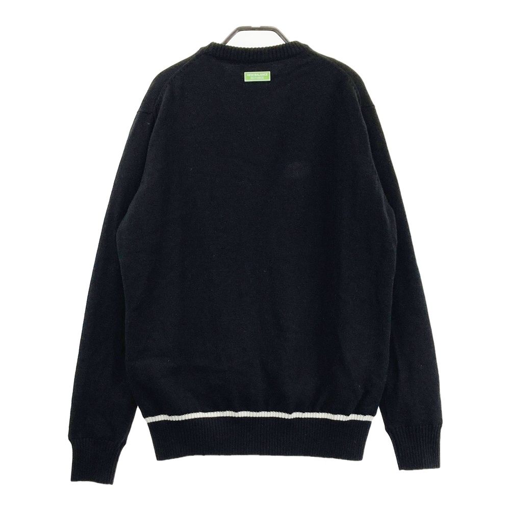 サイズ 5 NEW BALANCE GOLF ニューバランス 裏地付 ニットセーター ブラック系 240101470275 ゴルフウェア メンズ ストスト