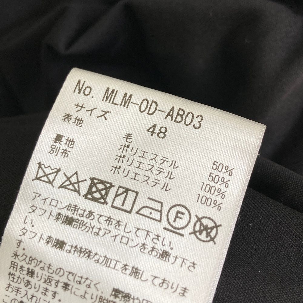 サイズ：48 MARK&LONA マークアンドロナ 裏地付 ニットブルゾン ウール