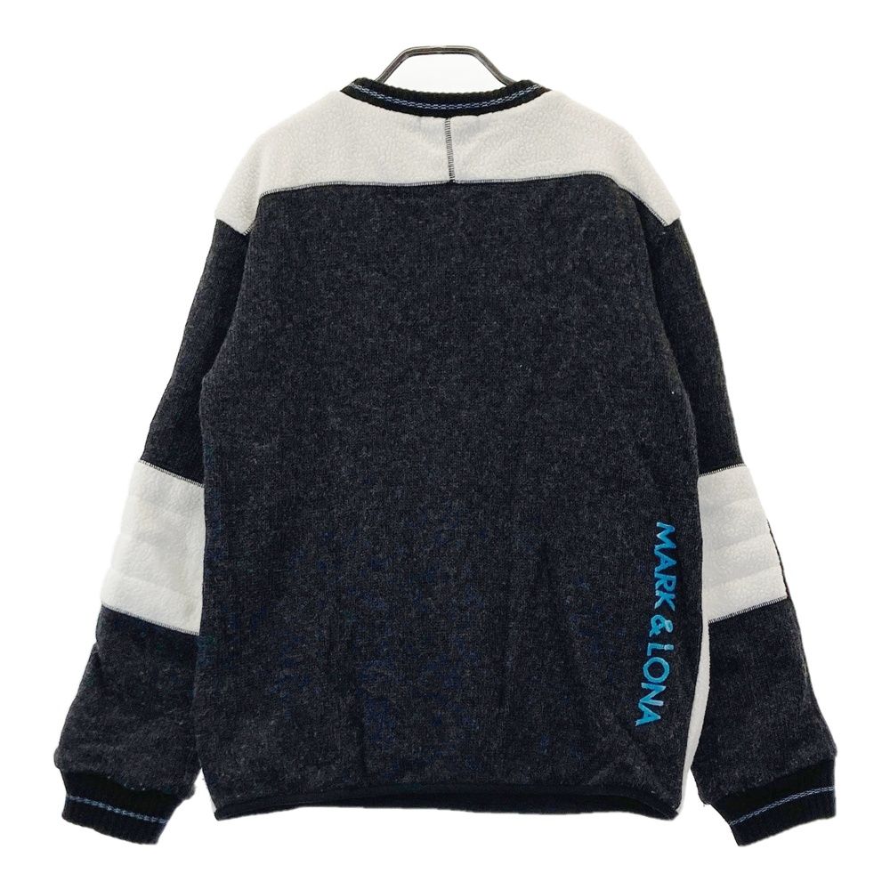 サイズ：48 MARK&LONA マークアンドロナ 裏地付 ニットブルゾン ウール