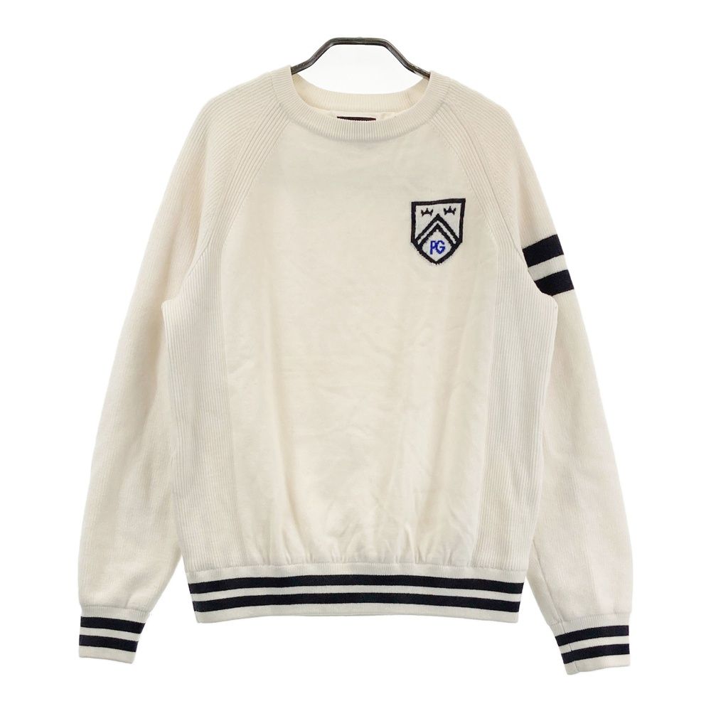 PEARLY GATES パーリーゲイツ カシミヤ混長袖ハーフジップ ニット