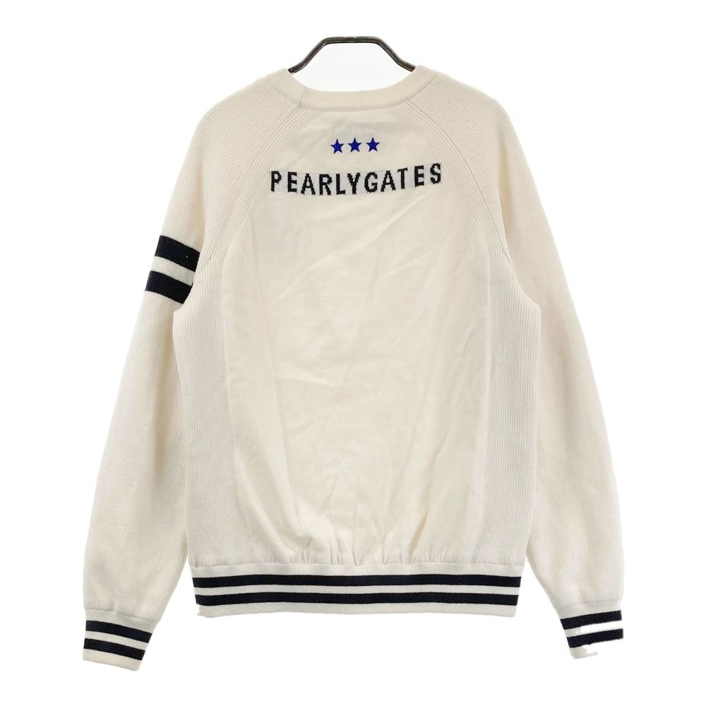 PEARLY GATES ロゴセーター サイズ5 サイズ：5 PEARLY GATES パーリーゲイツ 裏地付 ニットセーター