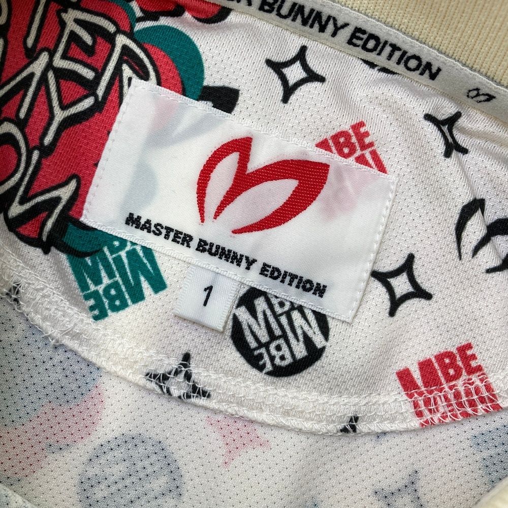 サイズ 1 MASTER BUNNY EDITION マスターバニーエディション モデル 15周年 半袖ポロシャツ 総柄 ホワイト系 240101505495 ゴルフウェア レディース ストスト LLC-HASEGAWATOSO_COM