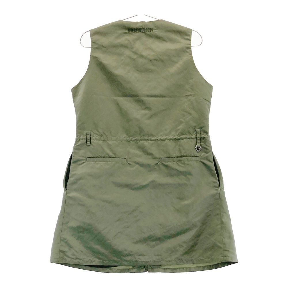 サイズ 2 WAAC ワック モデル ノースリーブ ジップワンピース カーキ系 240101542288 ゴルフウェア レディース ストスト