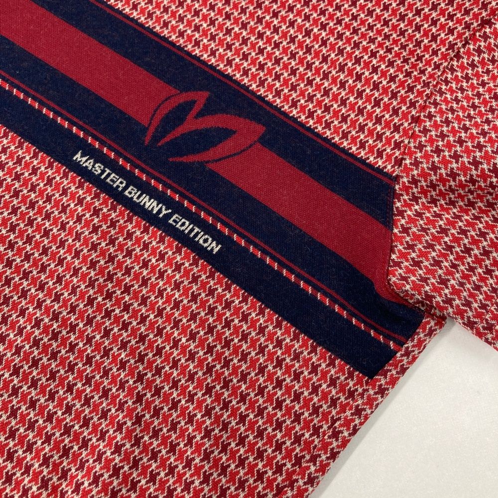 サイズ 0 MASTER BUNNY EDITION マスターバニーエディション モデル ハイネック 半袖Tシャツ 総柄 レッド系 240101542326 ゴルフウェア レディース ストスト LLC-HASEGAWATOSO_COM
