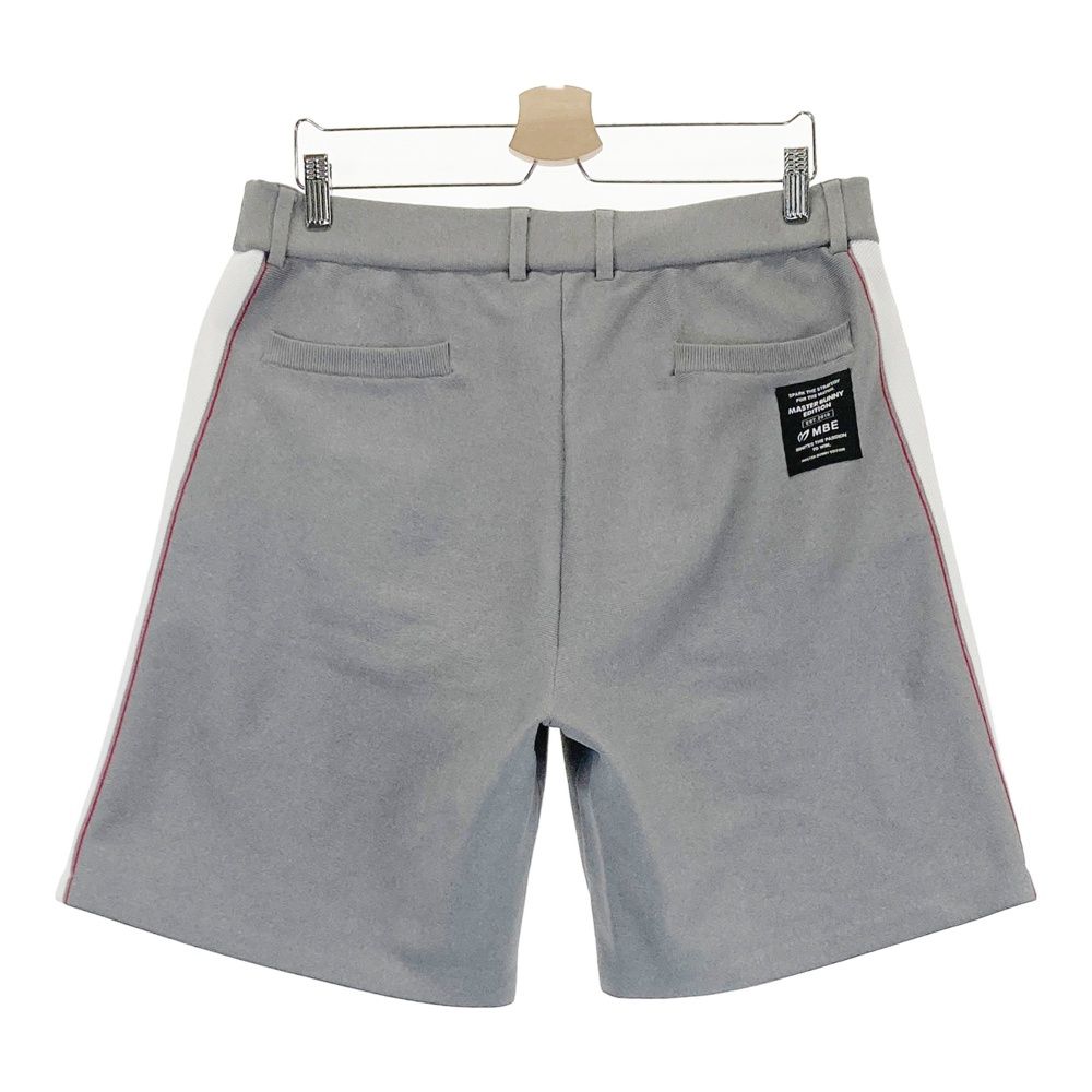 サイズ 6 MASTER BUNNY EDITION マスターバニーエディション モデル メッシュニット ハーフパンツ グレー系 240101546148 ゴルフウェア メンズ ストスト