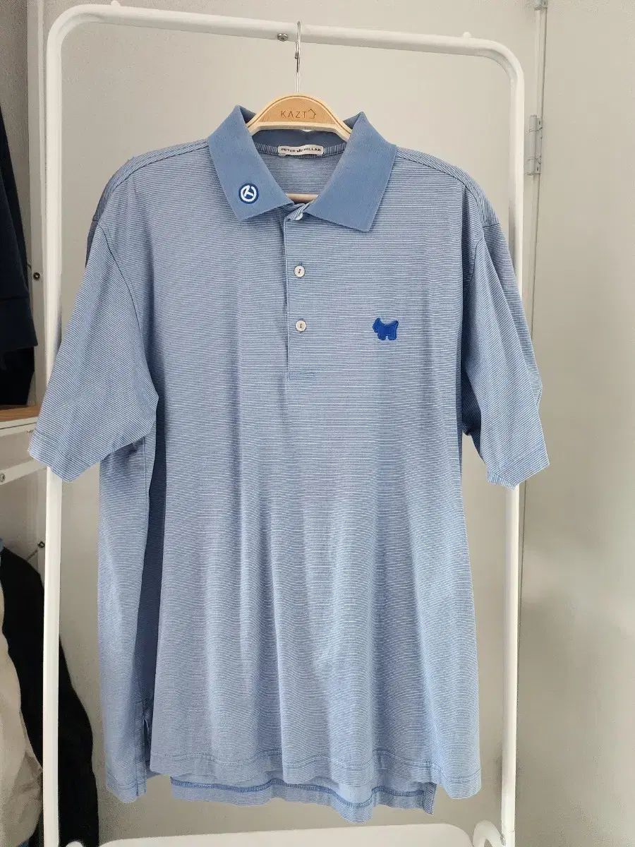 スコッティ キャメロン ストライプ 半袖 Tシャツ ブルー L