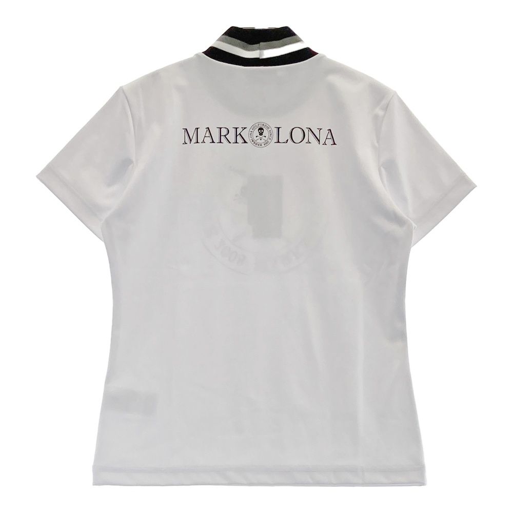 サイズ 36 MARK-LONA マークアンドロナ モデル ハイネック 半袖Tシャツ ホワイト系 240101548016 ゴルフウェア レディース ストスト