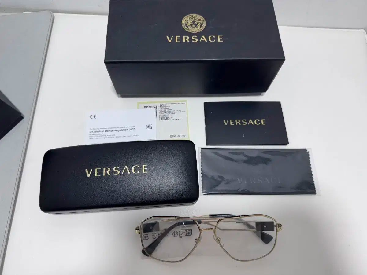 ヴェルサーチェ メガネ OVE1287 1002 COLOR 59 サイズ ツーブリッジ