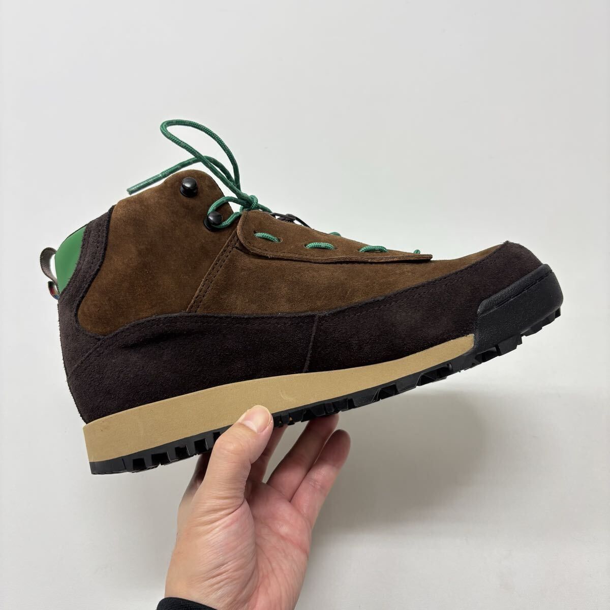 シューズ BROWN×GREEN