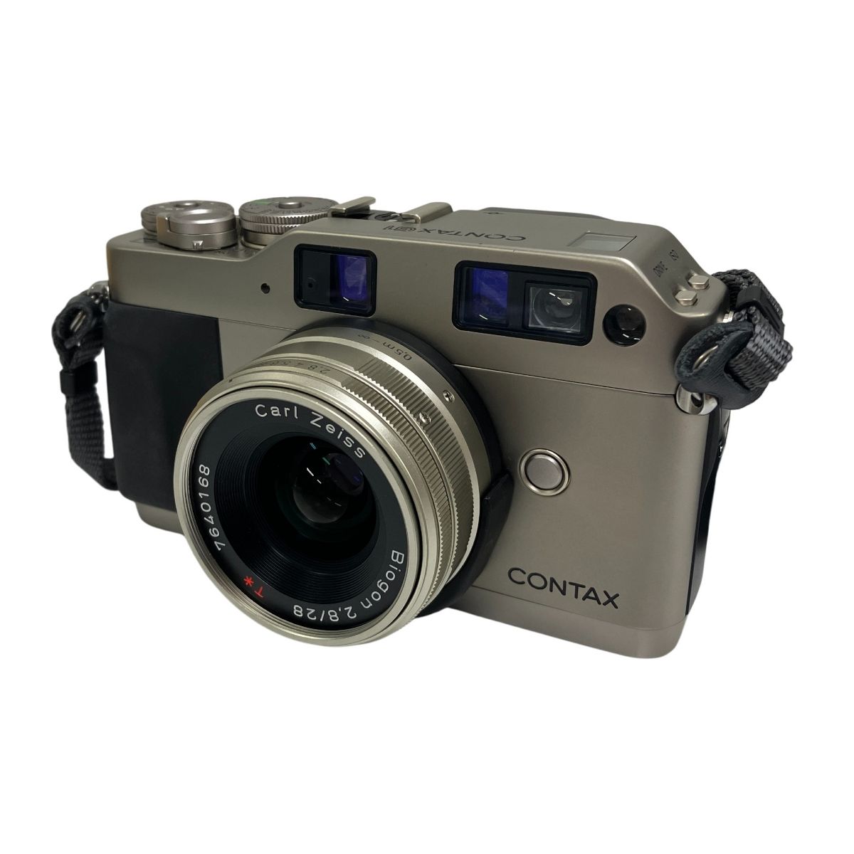 CONTAX G1 CarlZeiss Biogon 28mm F2.8 Planar 45mm F2 Sonnar 90mm F2.8 T コンタックス フィルムカメラ ツァイス レンズ3本 TLA140 ストロボ セット ジャンクT10586404